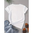 thumbnail image 3 of Camiseta deportiva informal para mujer con estampado de San Valentín, manga corta y cuello redondo, para adultos, hombres, mujeres, adolescentes y jóvenes., 3 of 8