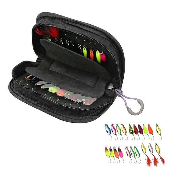 LEPOMIS Baits,Set Spinner Bait Spinner Bait With Spoons Lures Metal Lures Metal Set Bait With Case 20pcs Spoons Lures Spoon Lures 20pcs Metal Set Spinner Mewmewcat Huiop Wyan