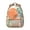 Orange-13, variant on Floral Hippie Retro Style School Bag - Lightweight & Durable Design