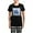 With Checker Pant, variant on CafePress - SALTIRE Pajamas - Women's Short Sleeve Print T-Shirt and Pants Dark Cotton Pajama Set