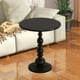 thumbnail image 5 of Mesa auxiliar de café ligera y resistente, decoración de mesa de sofá, mesa auxiliar pequeña Negro Grande, 5 of 8