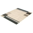 thumbnail image 4 of A&E Bath and Shower Taber 122"x94" Transitional Fabric Rug in Ivory/Blue, 4 of 9