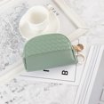 thumbnail image 5 of Monedero de piel para mujer, monedero con llavero, bolsillo para monedas, minimonedero para mujer, tarjeta de crédito, identificación, llave, auriculares, lápiz labial, 5 of 5