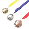 thumbnail image 4 of Miangastore 3 Pcs Médaille Décorative Sport Jeu Médaille Suspendue Médaille de Récompense Ronde avec Ruban, 4 of 8