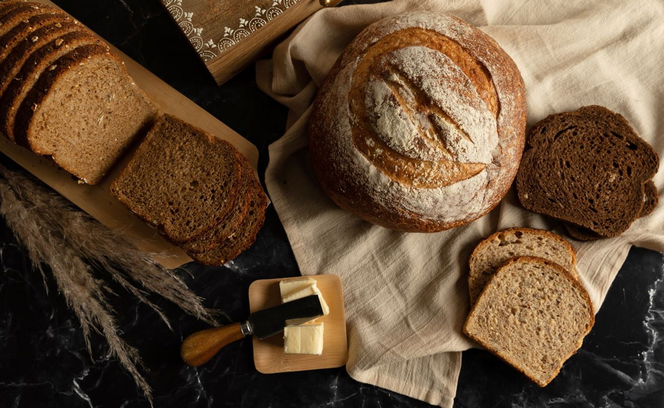 Fresh Sourdough Bread | Kosher | Heavenly Crusty Rind | Great for Holidays, Christmas, Thanksgiving & New Years Parties | Artisanal Sour Dough Rounds | Baked Daily | 19 oz per Loaf-Sterns Bakery