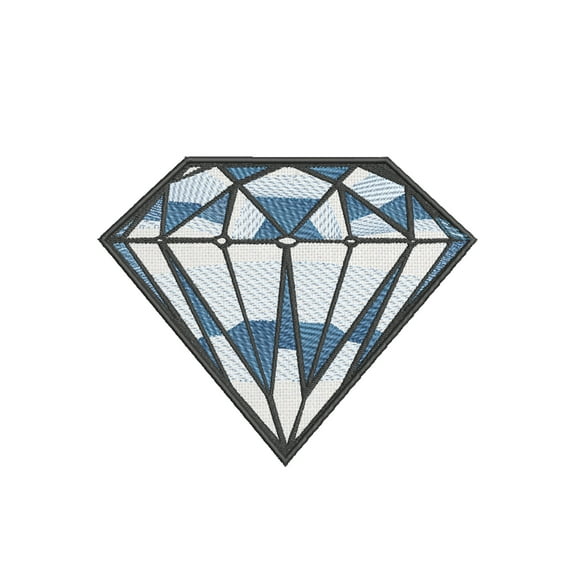 Diamond Art Embroidered Patch Iron-On Applique, Cosplay Vest Clothing Badge Back Packs Uniform DIY