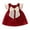 Red, variant on Pejock 6M-3 Years Baby Girls' Cotton Dresses Kids Pageant Flower Girl Dress Toddler Girls Fashion Cute Sleeveless Sweet Polka Dot Print Ruffle Dress Hat Set