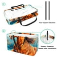 thumbnail image 4 of Horse Large Oxford Cloth Picnic Basket Shopping Bag Cube Organizer, 4 of 7