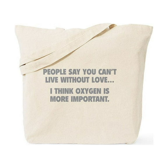 CafePress - Live Without Love Tote Bag - Unisex Canvas Tote Bag, Beige, 1-Piece