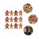 thumbnail image 3 of 12 unids Árbol de Navidad adorables adornos colgando PVC Gingerbread Hombre Adornos, 3 of 6