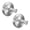 Silver, variant on DICEWEN 2 Pieces Sturdy Stainless Steel Suction Cup Hook Suitable for Loofahs Clothes and Bags Storage Solution