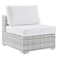 thumbnail image 1 of Modway Convene Outdoor Patio Furniture Glider Chair, Light Gray, 1 of 9