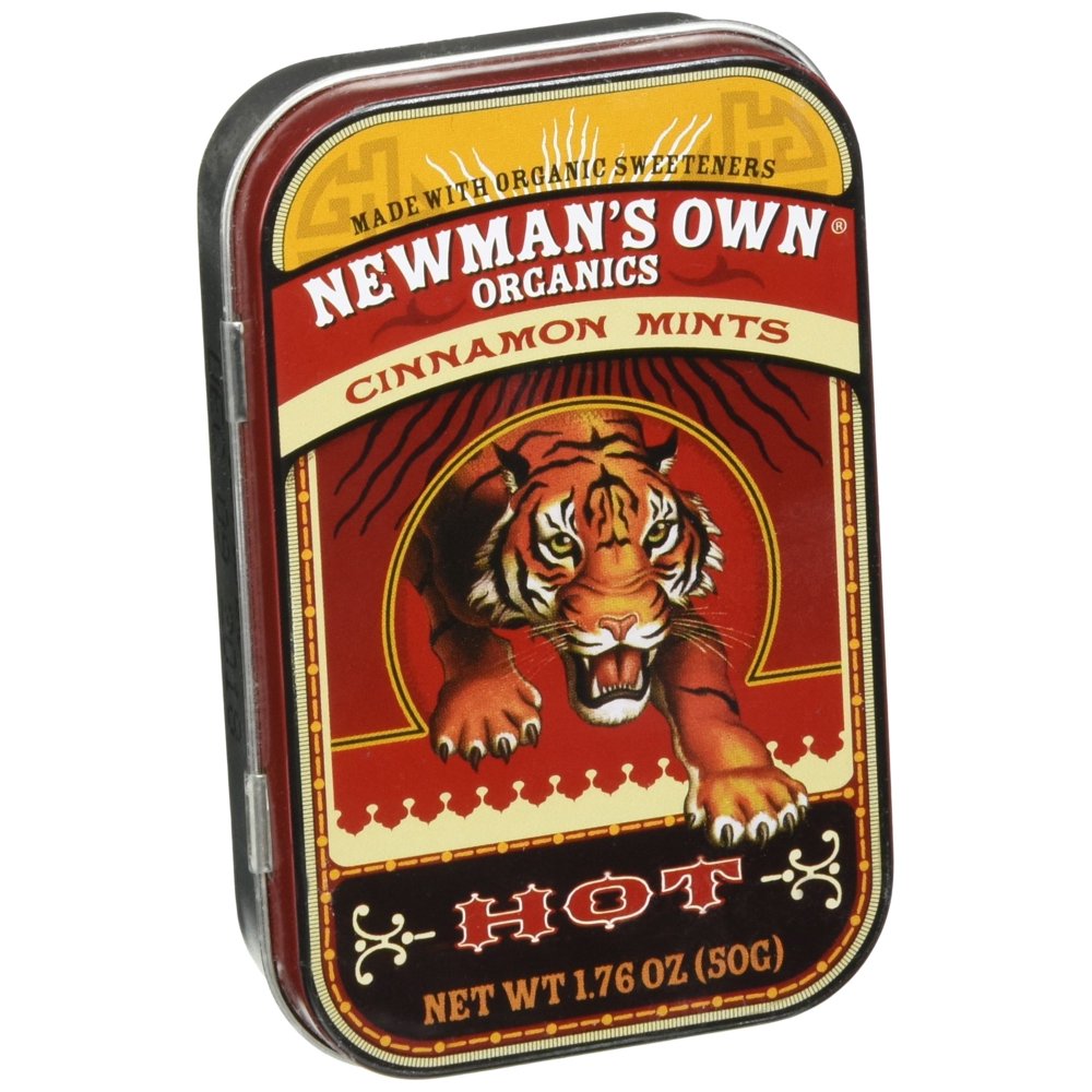 Newman's Own Organics Mints Organic Cinnamon 1.65 Oz Case Of 6