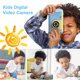 thumbnail image 3 of Cámara Videocámara Andoer Cámara digital para niños 1080P Mini cámara de video para niños 40MP Pantalla IPS de 2.4 pulgadas Lente giratoria de 180 ° Batería incorporada Lindos marcos de fotos Jueg Andoer Videocámara, 3 of 7