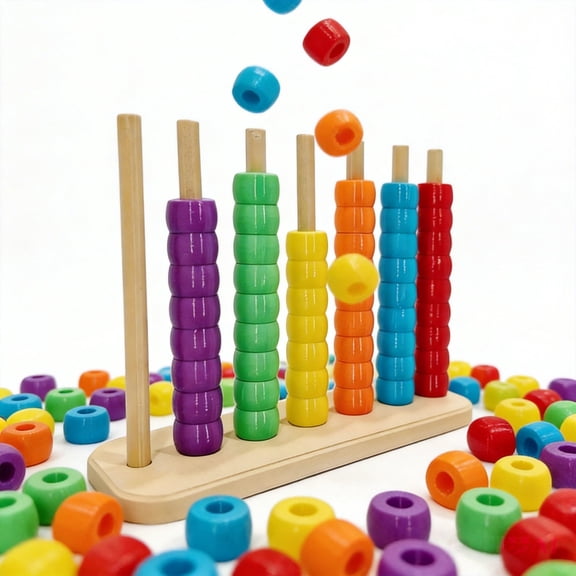 Color Stack Game, Fast-Paced Race Against Time & Strategic Move Puzzle, Family Board Game for Game Night & Travel