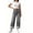 Gray, variant on Women's High Waist Wide Leg Jeans, Cuffed Hem Denim Pants for Casual Wear, Women's Dark Blue, Sizes S-2XL