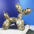 thumbnail image 3 of Escultura divertida del perro del globo de la pintada, estatua de los animales de la resina artesanías coleccionables para la decoración de la sala de D Sunnimix linda escultura, 3 of 8