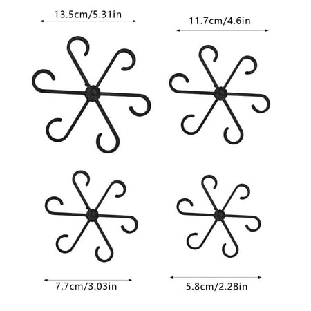 

4 PCS Clip Garden Support Clip Vegetable Tomato Vine Flower Clip Lock For Fixing 4 Different Sizes