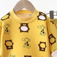 thumbnail image 4 of TOWED22 Kids Toddler Outfits 2Pcs Long Sleeve Graphic Round Neck Sweatshirt Sweatpants Casual Fall Winter Clothes(D,18-24 M), 4 of 4