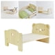 thumbnail image 3 of Muebles Miniatura 1:6 Decoración Cama de Madera para Muñecas Juguetes de Simulación Dormitorio Casas de Muñecas Accesorios de Durmiente Yotijar muebles de casa de muñecas, 3 of 10