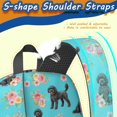thumbnail image 5 of Poodle and Floral Blue Pattern 17" School Backpacks for Teens,Waterproof Oxford Fabric,S-Shape Padded Straps for School,Travel,Hiking,Camping, 5 of 6