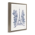 thumbnail image 3 of Stupell Industries Asian Inspired Eiffel Tower Watercolor Brown Floating Frame Canvas Art, 18 x 18, by Yvette St. Amant, 3 of 8