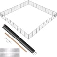 thumbnail image 3 of KFFKFF Swimming Pool Barrier, 4 x 108 FT Enclosures for Inground Pools, Detachable Kid Safety Pool Guard, Simple Self-Assembly Pool Barrier, 340gms Teslin PVC Pool Guard Mesh Safeguards Children, 3 of 9