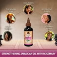 thumbnail image 5 of OKAY Black Jamaican Castor Oil with Rosemary Oil – Scalp & Hair Growth Treatment, Helps Reduce Shedding & Graying, Balances Oily Hair & Stimulates Follicles, All Hair & Skin Types, 4 oz / 118 ml, 5 of 6