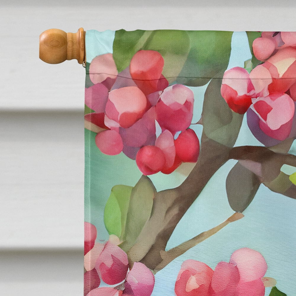 Pennsylvania Mountain Laurels in Watercolor House Flag 28 in x 40 in