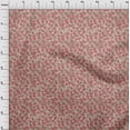 thumbnail image 4 of oneOone Rayon Red Fabric Floral Retro Sewing Craft Projects Fabric Prints By Yard 56 Inch Wide, 4 of 5