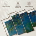 thumbnail image 6 of Elephant Stock Wisteria 1925 Wall Art - Horizontal Multi Panel Canvas - Living Room Wall Decor - Abstract Multi Panel - Blue And Green Decor By Claude Monet - 75" x 48", 6 of 8
