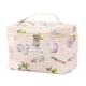 thumbnail image 1 of Large PU Makeup Bag Travel Cosmetic Bags With Makeup Brush Holder Waterproof Portable Toiletry Storage for Women, Beige, 1 of 4
