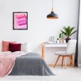 thumbnail image 3 of Stupell Industries Glam Pink Botox Phrase Inspirational Painting Black Floater Framed Art Print Wall Art, 17 x 21, 3 of 10