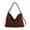 Coffee, variant on Convertible Suede Tote Bag for Women, Large Capacity PU Leather Backpack - 15-inch Laptop Compatible, Casual Shoulder Bag for Work, Travel & Daily Use, Coffee/Khaki/Green