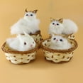 thumbnail image 4 of Lubelski Adorable Simulation Animal Poupée Peluche Mini Panier Chat Rabbit Chien Enfants Jouet de Noël, 4 of 8
