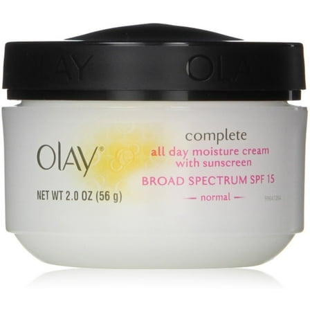 OLAY Complete All Day UV Moisture Cream SPF 15, Normal 2 oz (Pack of 2)