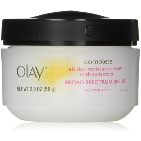 Olay Complete All Day UV Crème hydratante SPF 15, Normal 2 oz (Lot de 4)