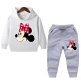 thumbnail image 3 of Traje de primavera y otoño para niñas de Disney, ropa para niñas pequeñas, sudaderas con capucha y pantalones deportivos, conjuntos de 2 piezas, chándal de moda para niños pequeños, 3 of 5