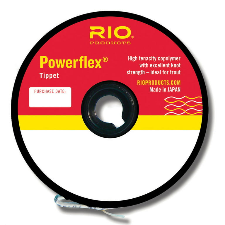 Rio Powerflex Tippet Material 100 yd. Spool - 5X - Guide Spool - Fly Fishing  