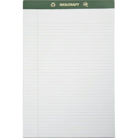 UPC: 0071503900593 | SKILCRAFT  NSN5169626  Legal – Ruled Perforated Writing Pads – Legal  12 Per Dozen