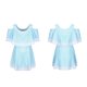 thumbnail image 2 of Odeerbi 7-16 Años Traje de Baño de Una Pieza Para Niñas Traje de Baño de Verano Sin Hombros Con Shorts Traje de Baño Hawaiano Secado Rápido Traje de Baño Acolchado, 2 of 5