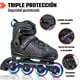 thumbnail image 2 of Patines Linea 4 Ruedas Luz Led Profesionales Niños Adultos, 2 of 10