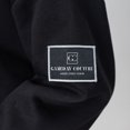 thumbnail image 5 of Women's Gameday Couture Black Carolina Panthers Oversized Level Up Black Label Premium Fleece Sweatshirt, 5 of 6