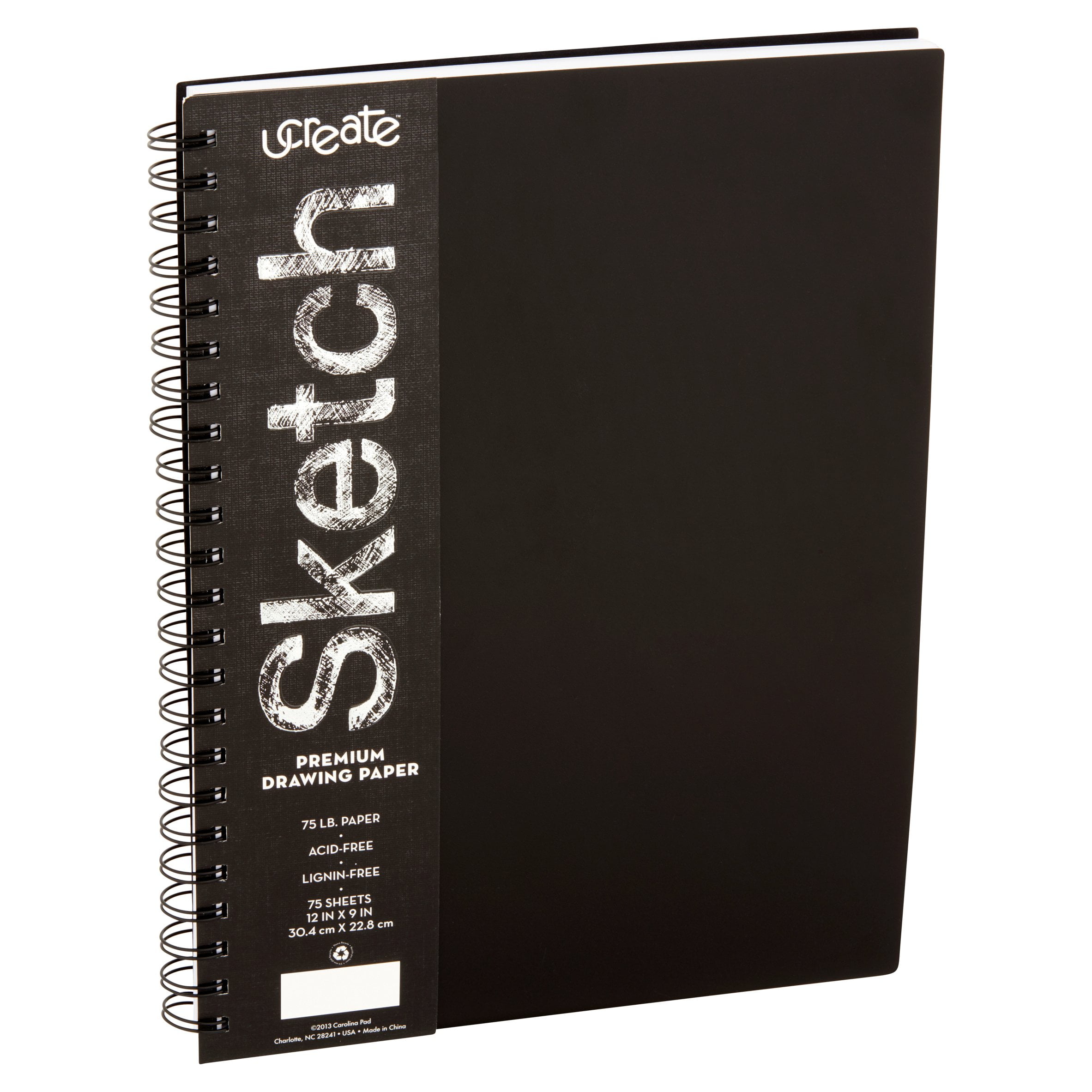 Sketch Book 9 x 12, Mixed Media Sketchbook with Tearable Thread, 75 S –  RegoldenBook