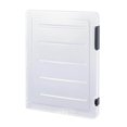 thumbnail image 1 of Transparent Portable File Case Double-buckle with Handle Box with Handle Portable File Containers A4 Thin Black, 1 of 8