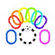 Sassy Rainbow & Rattles Sensory Toy Set for Infants