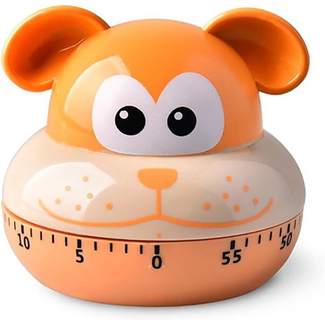 Mechanical Kitchen Timers, Mechanical Kitchen Timers Cartoon Animal Shape Accurate 60 Minutes Manual Timer for Students