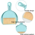 thumbnail image 4 of Mini Plastic Dustpan And Broom, Mini Dustpan And Brush Set, Small Broom Desk Cleaning Tool, Small Multi-Function Sweeping Broom For Kids Adults (Blue), 4 of 6