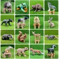 thumbnail image 2 of Figuras de animales del bosque SCAHOW, 16 unidades, para regalo de cumpleaños para niños, 2 of 6
