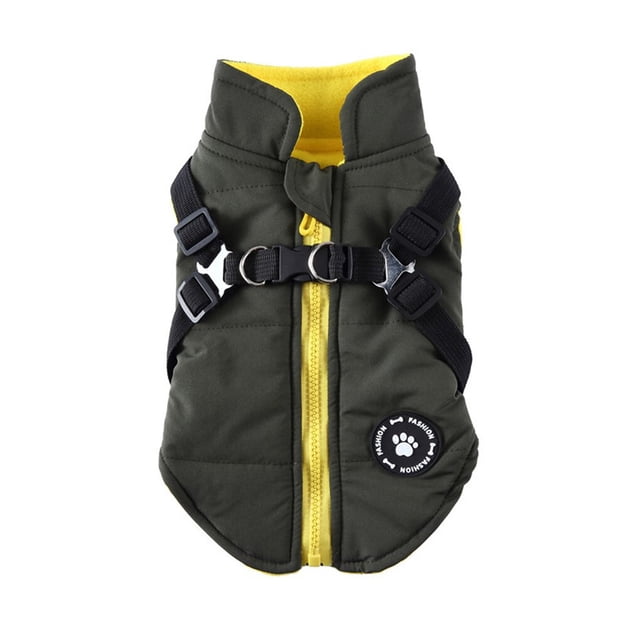 sweethay Arnés de invierno para mascotas, chaqueta, senderismo, abrigo de animales, chaleco, ropa de entrenamiento para correr, gancho trasero, Type2 NO2